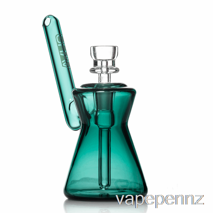 GRAV Hourglass Pocket Bubbler Lake Green VAPE NZ